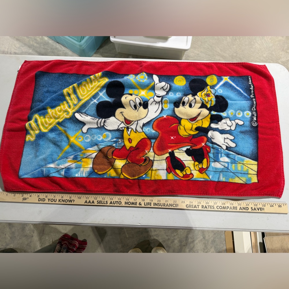 1990s-2000s Mickey Mouse Towel